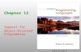 ISBN 0-321-33025-0 Chapter 12 Support for Object-Oriented Programming.