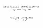 Artificial Intelligence programming and Prolog Language Tutorial.