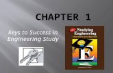 Keys to Success in Engineering Study.  You can do it!  What is “success”?  Goal setting  Strengthening your commitment  Keys to success in engineering.