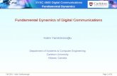 Fall 2014 – Halim YanikomerogluPage 1 of 28 SYSC 4600 Digital Communications Fundamental Dynamics Fundamental Dynamics of Digital Communications Halim.