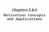 1 Chapters 5 & 6 Motivation Concepts and Applications.