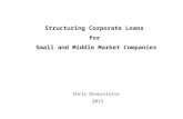 Structuring Corporate Loans for Small and Middle Market Companies Chris Droussiotis 2013.