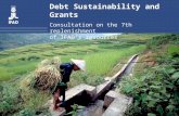 Debt Sustainability and Grants Consultation on the 7th replenishment of IFAD’s resources.