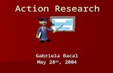 Action Research Gabriela Bacal May 28 th, 2004. Exploring Additional Classes Nanotechnology