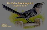 To Kill a Mockingbird Chapters 15-17 English 10 Dr. Good Arleta High School.