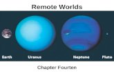 Remote Worlds Chapter Fourten. ASTR 111 – 003 Fall 2007 Lecture 12 Nov. 19, 2007 Introducing Astronomy (chap. 1-6) Introduction To Modern Astronomy I:
