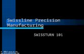 © 2013 SWISSLINE MFG  Swissline Precision Manufacturing SWISSTURN 101.