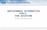 Page 1 SUSTAINABLE ALTERNATIVE FUELS FOR AVIATION ICAO Secretariat.