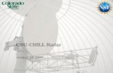 CSU-CHILL Radar October 12, 2009. Outline  Brief history  Overall Architecture  Radar Hardware  Transmitter/timing generator  Microwave hardware.