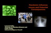 Pandemic Influenza Issues and Potential Consequences Laura M. Kelley Associate in Infectious Diseases and Public Health, National Intelligence Council.
