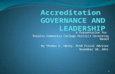 A Presentation for Peralta Community College District Governing Board By Thomas E. Henry, PCCD Fiscal Adviser November 10, 2011 1.