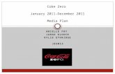 ARIELLE FRY JARAD KLOOCK KYLIE ETHRIDGE JB3013 Coke Zero January 2011-December 2011 Media Plan.