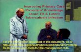 Improving Primary Care Providers’ Knowledge about TB & Latent Tuberculosis Infection.