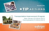 Transportation Improvement Program New Jersey (FY2014-2017) Pennsylvania (FY2014-2017) December 2014.