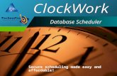 Company LOGO Database Scheduler Secure scheduling made easy and affordable!