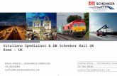 1 Vitaliano Spedizioni & DB Schenker Rail UK Rome - UK Jonathan.Bailey@dbschenker.com Jonathan Bailey – International Account Manager +44 7801 905381 Arturo.