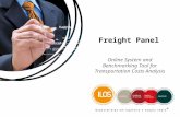 Freight Panel Online System and Benchmarking Tool for Transportation Costs Analysis.