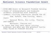 Department of Chemical Engineering, University of Michigan, Ann Arbor 1 5/22/2015 National Science Foundation Grant $350,000 Grant to Research Problem.