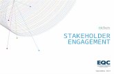 September 2014 STAKEHOLDER ENGAGEMENT. The research was conducted via an online survey. The survey approach is outlined below: A good response rate of.
