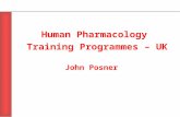 John Posner Human Pharmacology Training Programmes – UK.