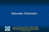 Valvular Stenosis Susan A. Raaymakers, MPAS, PA-C, RDCS (AE)(PE) Radiologic and Imaging Sciences - Echocardiography Grand Valley State University, Grand.