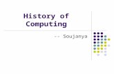 History of Computing -- Soujanya. Contents Definition Abacus(600 B.C) Cardboard Calculator First Calculator Difference Engine(1822) Well-Known Early Computers.