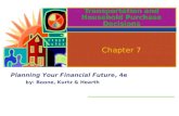 Planning Your Financial Future, 4e by: Boone, Kurtz & Hearth Chapter 7 Transportation and Household Purchase Decisions.
