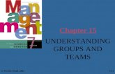 Chapter 15 UNDERSTANDING GROUPS AND TEAMS © Prentice Hall, 200215-1.