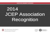 OHIO STATE UNIVERSITY EXTENSION 2014 JCEP Association Recognition.
