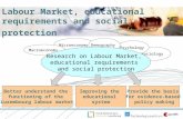 1 Labour Market, educational requirements and social protection Microeconomy Sociology Macroeconomy Psychology Demography Research on Labour Market, educational.