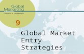 9 Global Market Entry Strategies. Learning Objectives Differentiate among market entry options—indirect exporting, direct exporting, licensing, franchising,