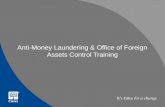 Anti-Money Laundering & Office of Foreign Assets Control Training.