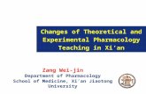 Powder Changes of Theoretical and Experimental Pharmacology Teaching in Xi’an Zang Wei-jin Department of Pharmacology School of Medicine, Xi’an Jiaotong.