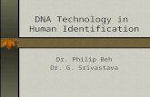 DNA Technology in Human Identification Dr. Philip Beh Dr. G. Srivastava.