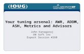 John Kanagaraj DB Soft Inc Expert Session #260 Your tuning arsenal: AWR, ADDM, ASH, Metrics and Advisors.