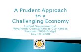 Unified Government of Wyandotte County/Kansas City Kansas Proposed 2009 Budget July 10, 2008.