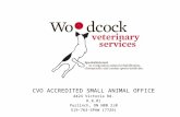 CVO ACCREDITED SMALL ANIMAL OFFICE 4424 Victoria Rd. R.R.#1 Puslinch, ON N0B 2J0 519-763-SPAW (7729)
