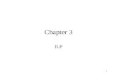 Chapter 3 ILP 1. 2 Inst I before inst j in in the program Read After Write (RAW) Instr J tries to read operand before Instr I writes it Caused by a “Dependence”