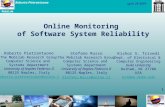 Roberto.pietrantuono@unina.it  MobiLab Roberto Pietrantuono April 29 2010 Online Monitoring of Software System Reliability Roberto.