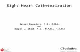Copyright © 2011 American Heart Association. Right Heart Catheterization Sripal Bangalore, M.D., M.H.A. and Deepak L. Bhatt, M.D., M.P.H., F.A.H.A.