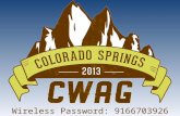 Wireless Password: 9166703926. The Pebble Prospect Economic Impact and Regulatory Overreach Conference of Western Attorneys General Colorado Springs,