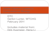 DTC Gerton Lunter, WTCHG February 2011 Includes material from: Dirk Husmeier, Heng Li Hidden Markov models in Computational Biology.