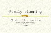 Family planning Clinic of Reproduction and Gynecology PAM.
