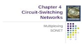 Chapter 4 Circuit-Switching Networks Multiplexing SONET.