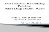 Public Participation Advisory Committee February 25, 2015.