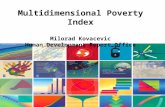 Multidimensional Poverty Index Milorad Kovacevic Human Development Report Office.