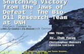 Snatching Victory from the Jaws of Defeat : The Bio-Oil Research Team at UNH Snatching Victory from the Jaws of Defeat : The Bio-Oil Research Team at UNH.