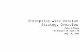 Robert Humes On behalf of State HR May 19, 2014 Enterprise-wide Veteran Strategy Overview.