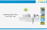 Making Water flow from the Sun. ROTOSOL: Optimum Solar Pumping solutions by ROTOMAG.