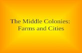 The Middle Colonies: Farms and Cities. The Quakers believed that people of different beliefs could live together in harmony. They helped to create a climate.